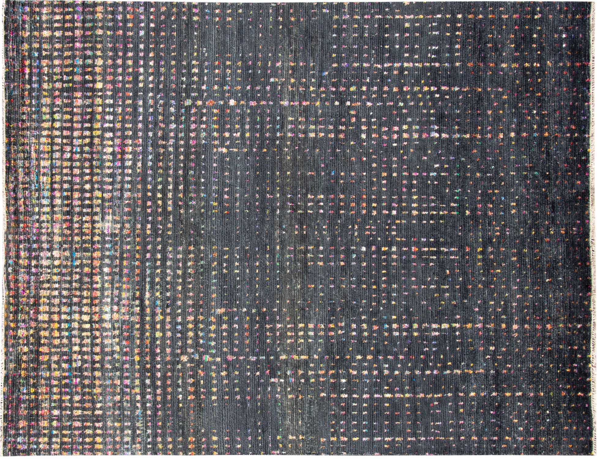Taj Wool & Silk  svart <br/>303 x 251 cm