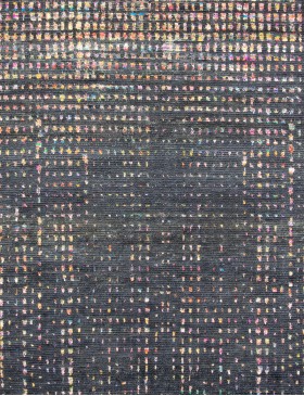 Black India Taj Wool & Silk  303 x 251 cm