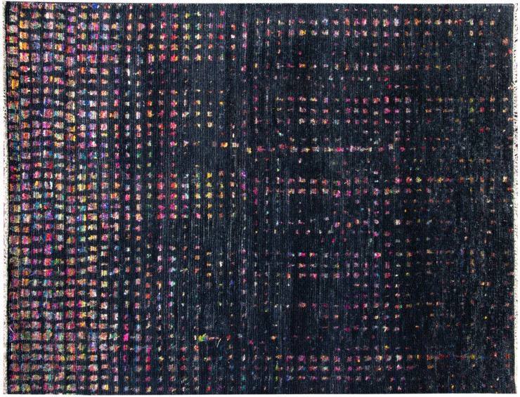 Negro text_origin_3 Taj Wool & Seta 241 x 165 cm