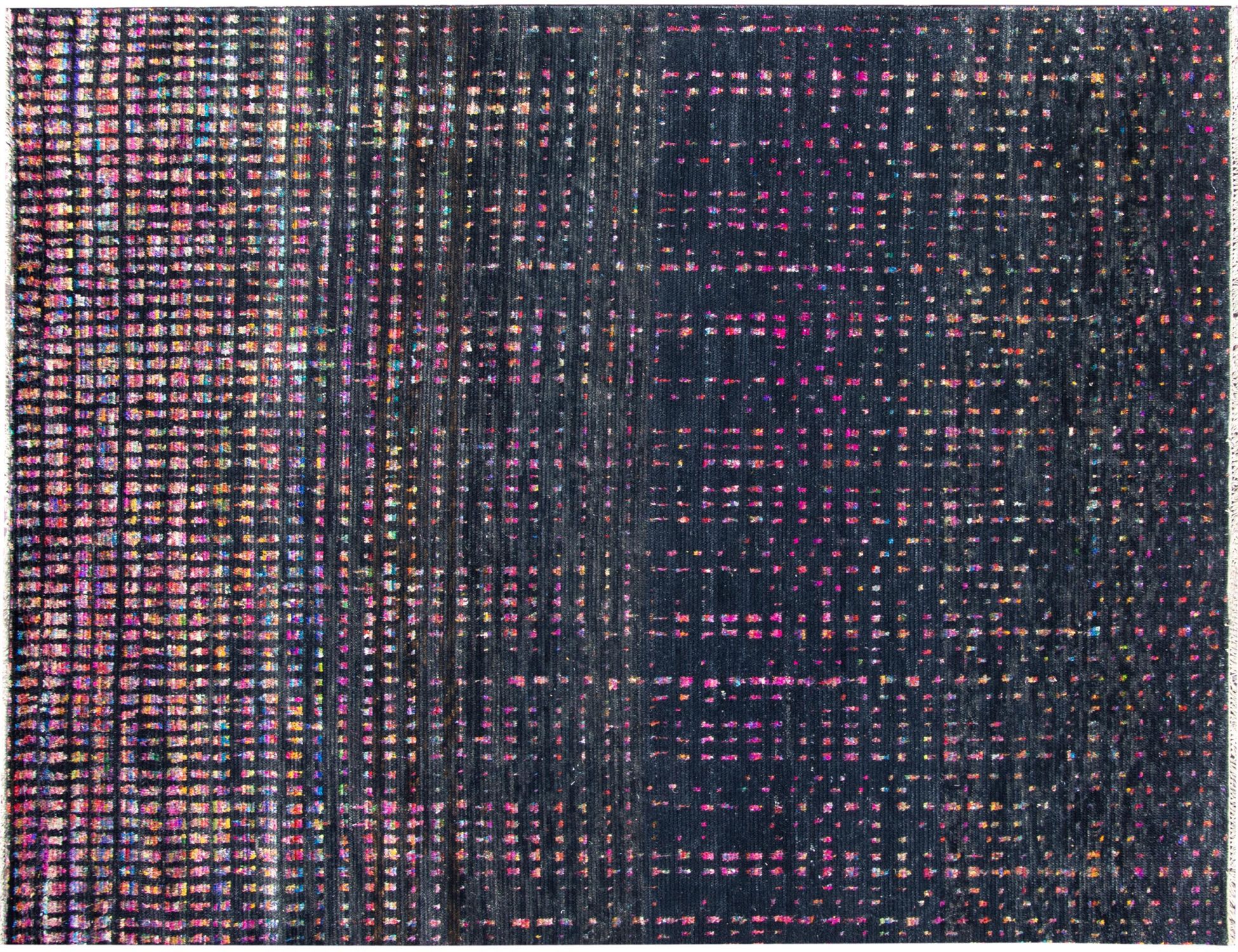 Taj Wool & Seta  schwarz <br/>307 x 250 cm