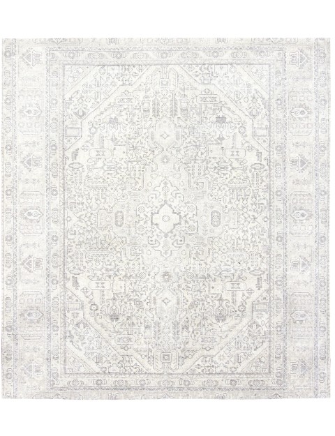 Beige Persien Persischer Vintage Teppich 191 x 191 cm