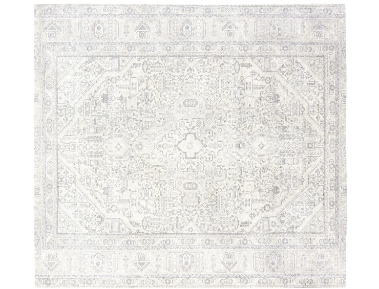 Beige Persien Persisk vintage matta 191 x 191 cm
