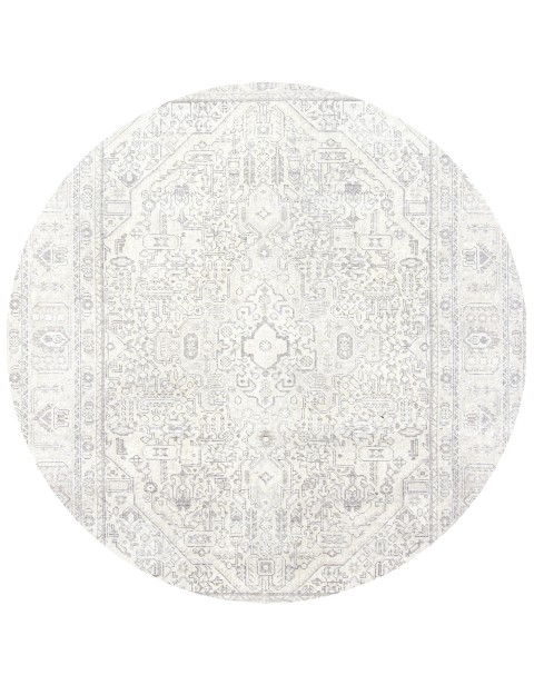 Beige Persien Persischer Vintage Teppich 191 x 191 cm