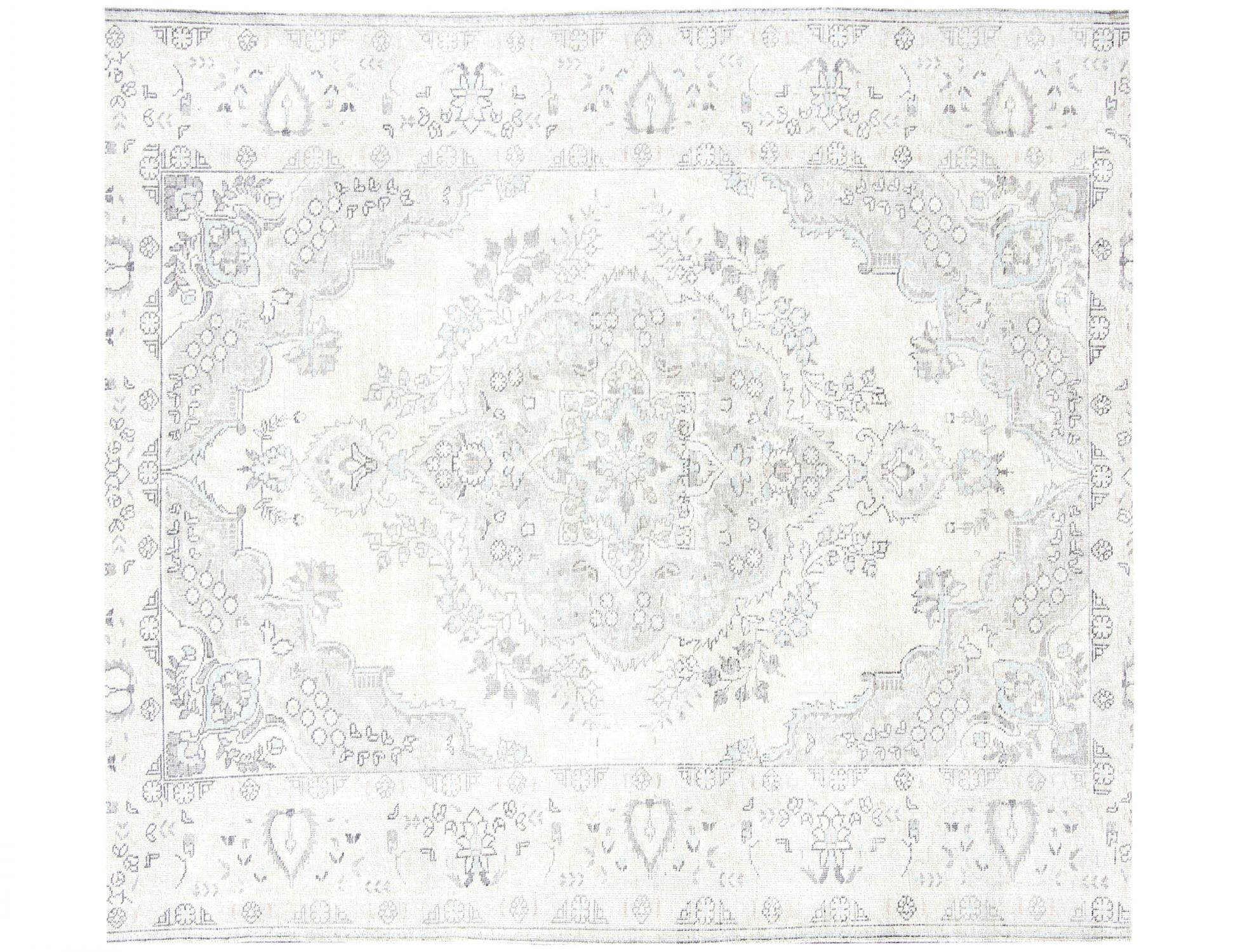 Quadrat  Vintage Teppich  beige <br/>191 x 191 cm