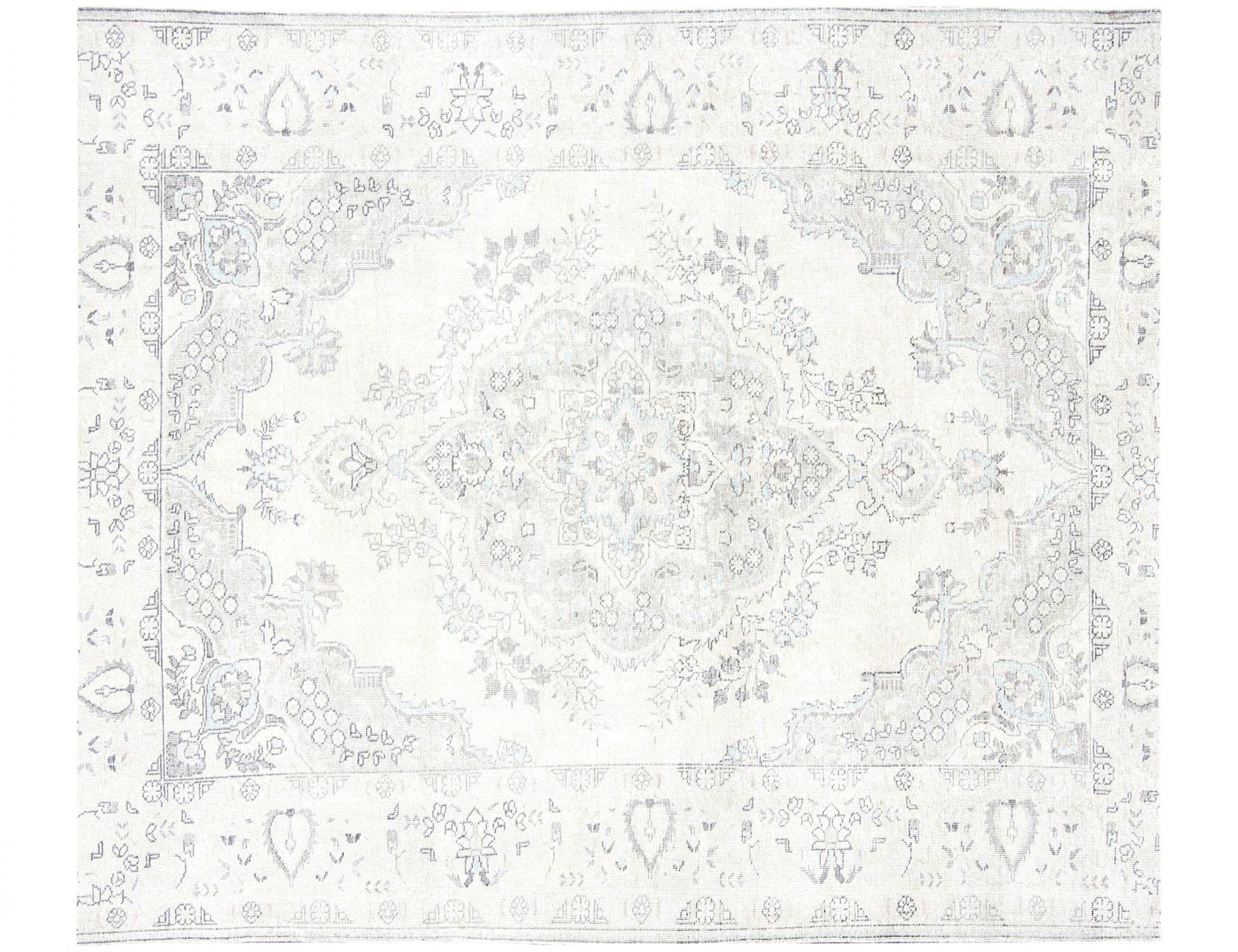 Persischer Vintage Teppich  beige <br/>250 x 191 cm