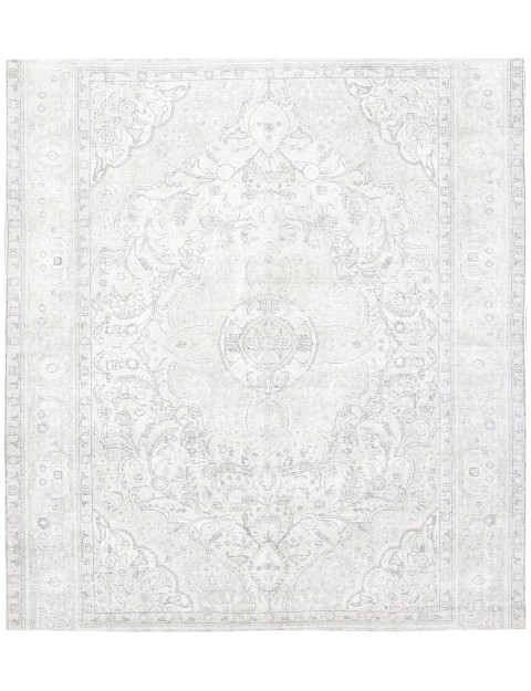 Beige Persien Persischer Vintage Teppich 195 x 195 cm