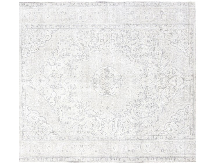 Beige Persia Persian Vintage Carpet 195 x 195 cm