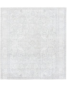 Beige  Persia Persian Vintage Carpet  193 x 193 cm