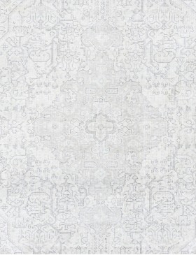 Beige  Persia Persian Vintage Carpet  193 x 193 cm