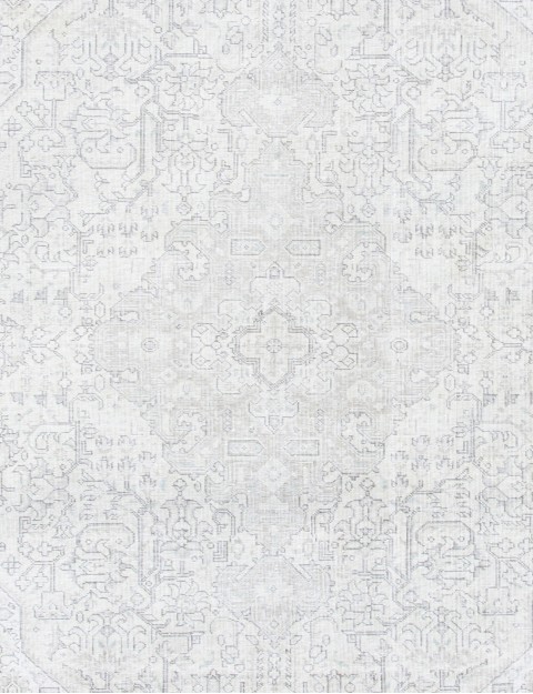 Beige Persien Persischer Vintage Teppich  193 x 193 cm