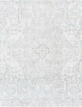 Beige Persien Persischer Vintage Teppich  193 x 193 cm