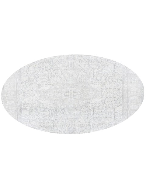 Beige Persien Persischer Vintage Teppich  193 x 193 cm