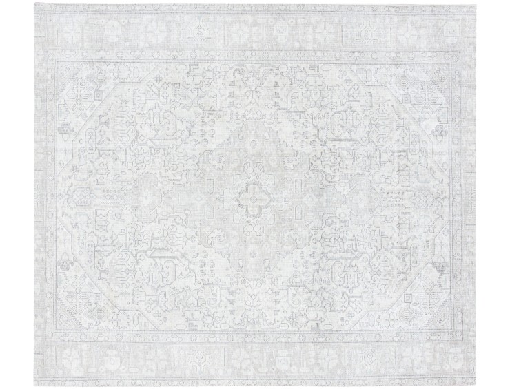 Beige Persan Tapis Persan vintage 240 x 193 cm