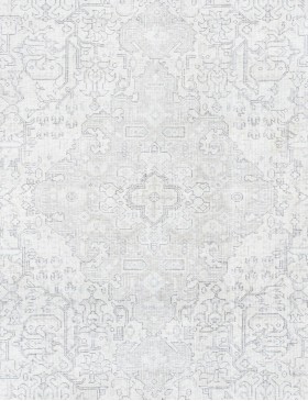 Beige Persan Tapis Persan vintage 240 x 193 cm - view 3