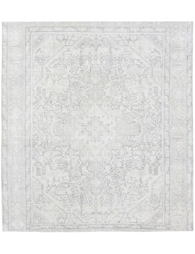 Beige  Persia Persian Vintage Carpet  193 x 193 cm