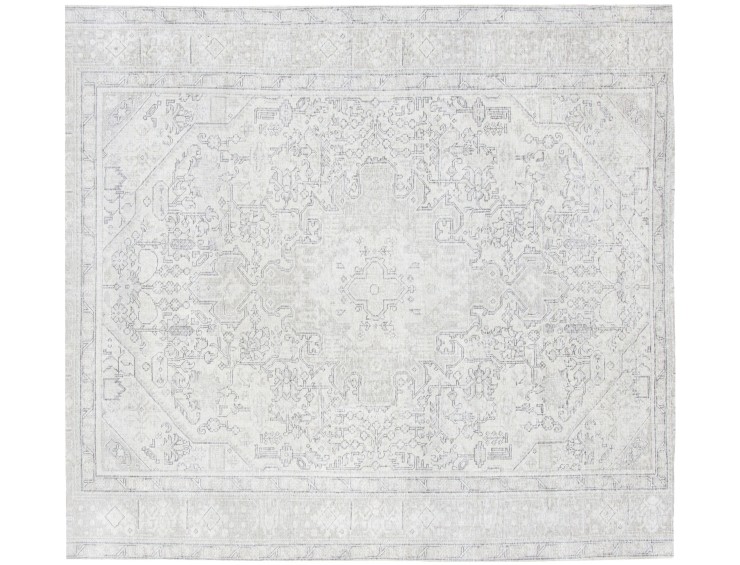 Beige Persa Alfombra persa vintage 193 x 193 cm