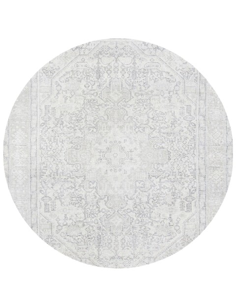 Beige Persien Persisk Vintagetæppe  193 x 193 cm