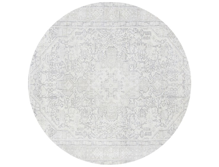 Beige Persiano Tappeto vintage persiano 193 x 193 cm