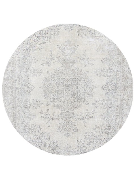 Beige Persien Persischer Vintage Teppich 194 x 194 cm