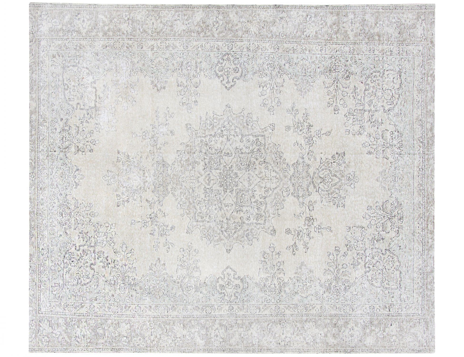 Persischer Vintage Teppich  beige <br/>250 x 194 cm