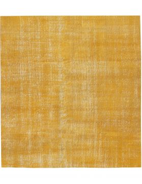  vintage teppe 145 x 145 gul