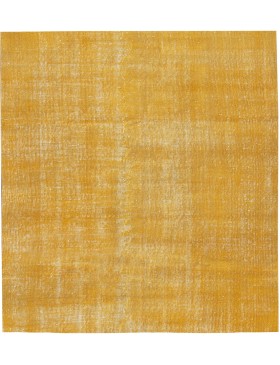 Gul Turkiet vintage matta  145 x 145 cm