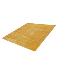 Gelb Türkei Vintage Teppich 145 x 145 cm - view 1