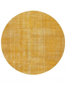  vintage teppe 145 x 145 gul