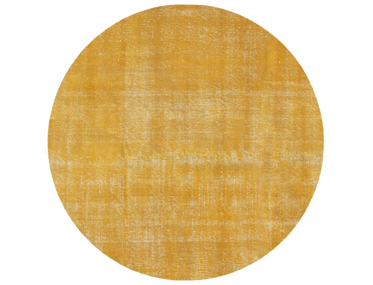 Gul Turkiet vintage matta  145 x 145 cm