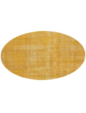 Gul Tyrkiet Vintagetæppe  145 x 145 cm