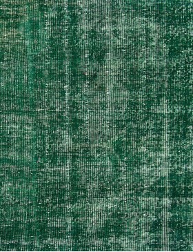 Grøn Tyrkiet Vintagetæppe  146 x 146 cm
