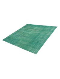 Vert Turc Tapis vintage 150 x 150 cm - view 1