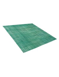 Vert Turc Tapis vintage 150 x 150 cm - view 2