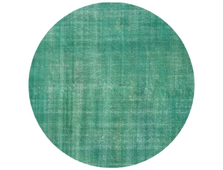 Vihreä Turkki vintage matot 150 x 150 cm