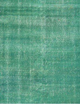 Verde Turquía Alfombra vintage  150 x 150 cm