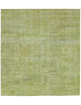 Vert Turc Tapis vintage 148 x 148 cm