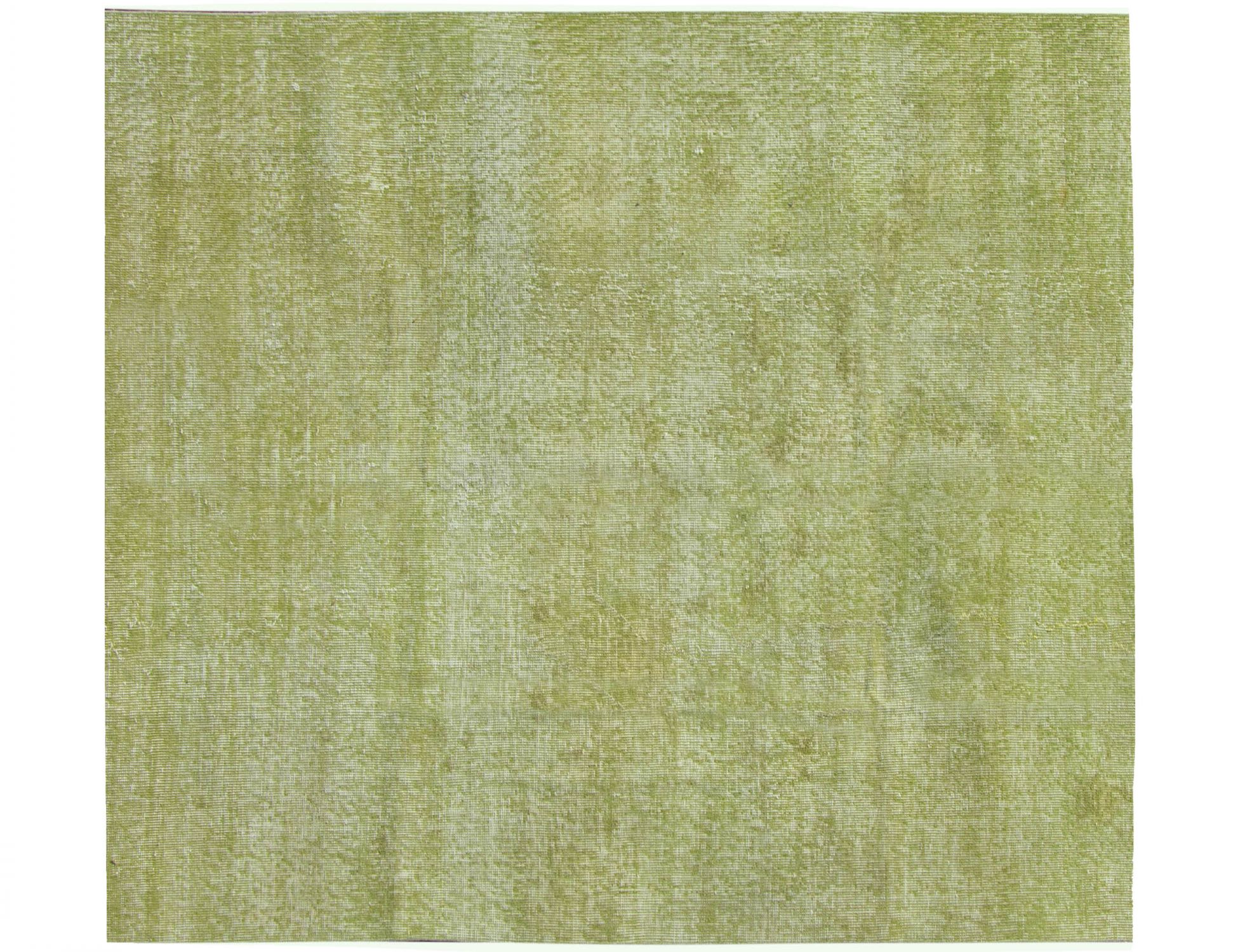 Quadrat Vintage Teppich  grün <br/>148 x 148 cm