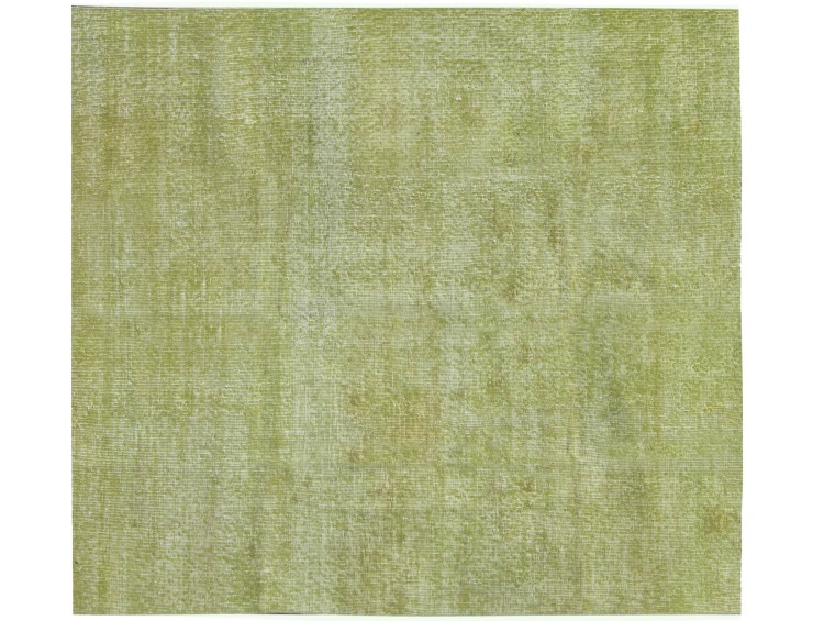 Green Turkey Vintage Carpet 148 x 148 cm