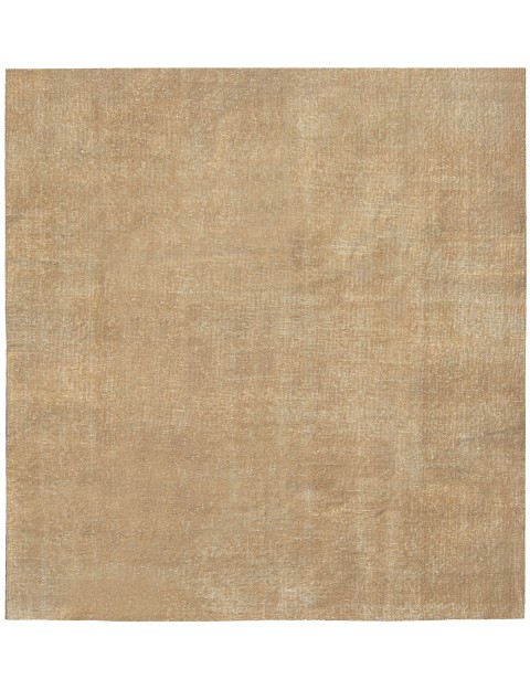 Beige Türkei Vintage Teppich 148 x 148 cm