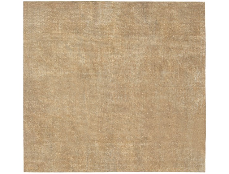 Beige Turco Tappeto vintage 148 x 148 cm