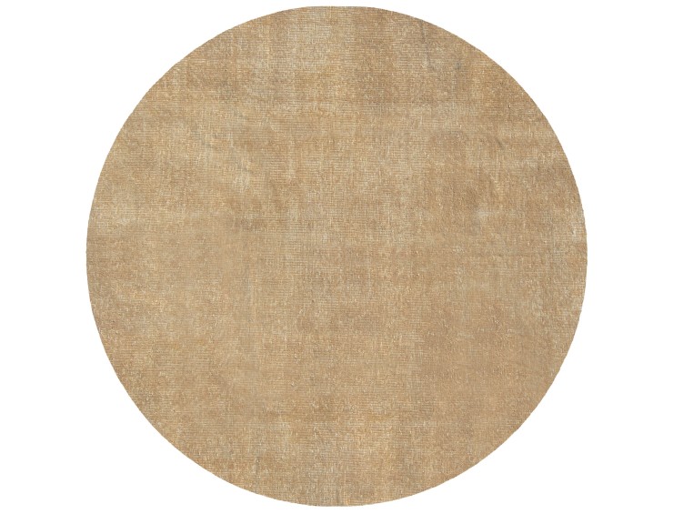 Beige Turco Tappeto vintage 148 x 148 cm