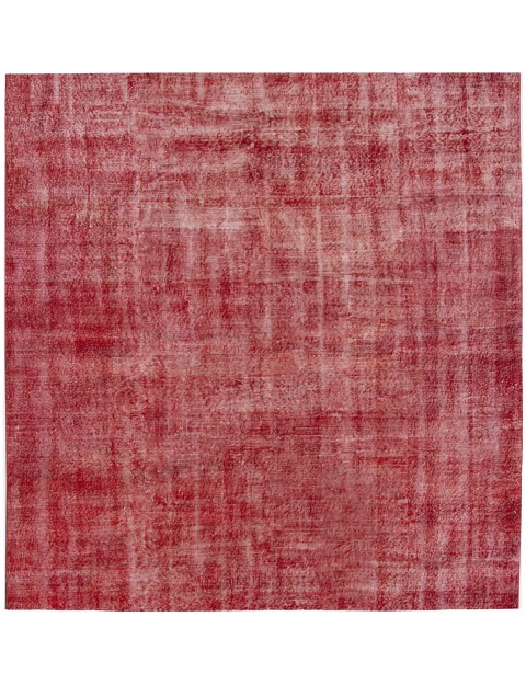 Rot Türkei Vintage Teppich 234 x 234 cm