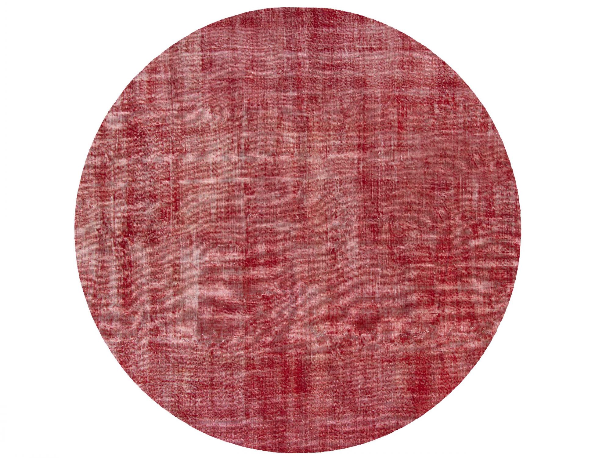 Rund Vintage Teppich  rot <br/>234 x 234 cm