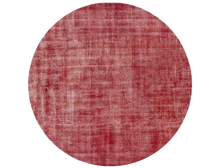 Rød Tyrkiet Vintagetæppe  234 x 234 cm
