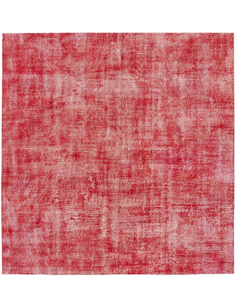 Rot Türkei Vintage Teppich 210 x 210 cm