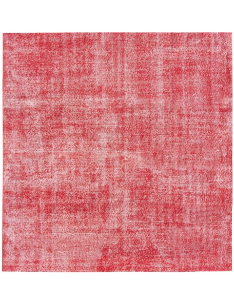 Rot Türkei Vintage Teppich 175 x 175 cm