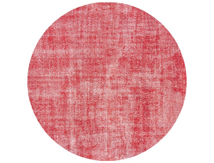 Rød Tyrkiet Vintagetæppe 175 x 175 cm