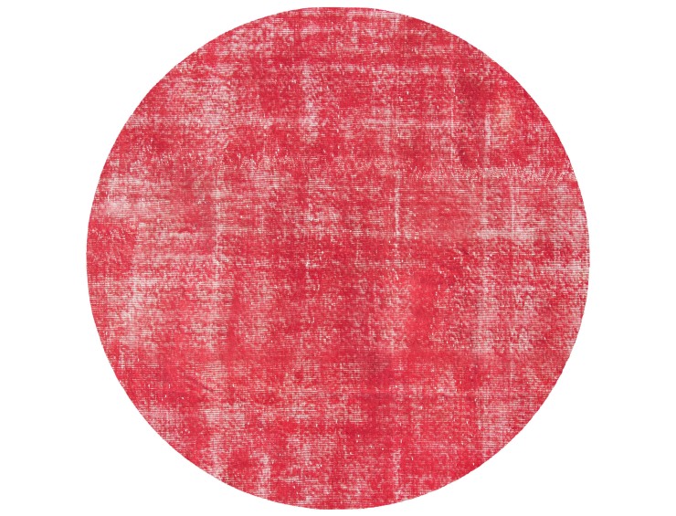 Rojo Turquía Alfombra vintage 167 x 167 cm