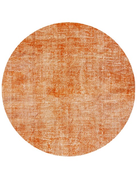 Orange Turkiet vintage matta  200 x 200 cm