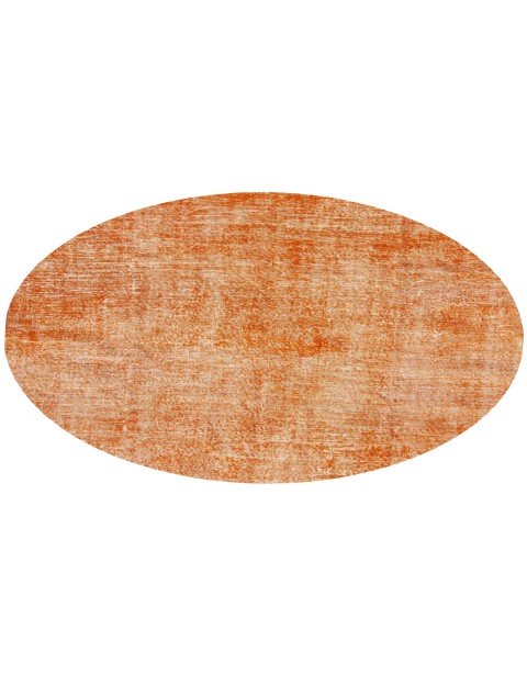 Orange Turkiet vintage matta  200 x 200 cm
